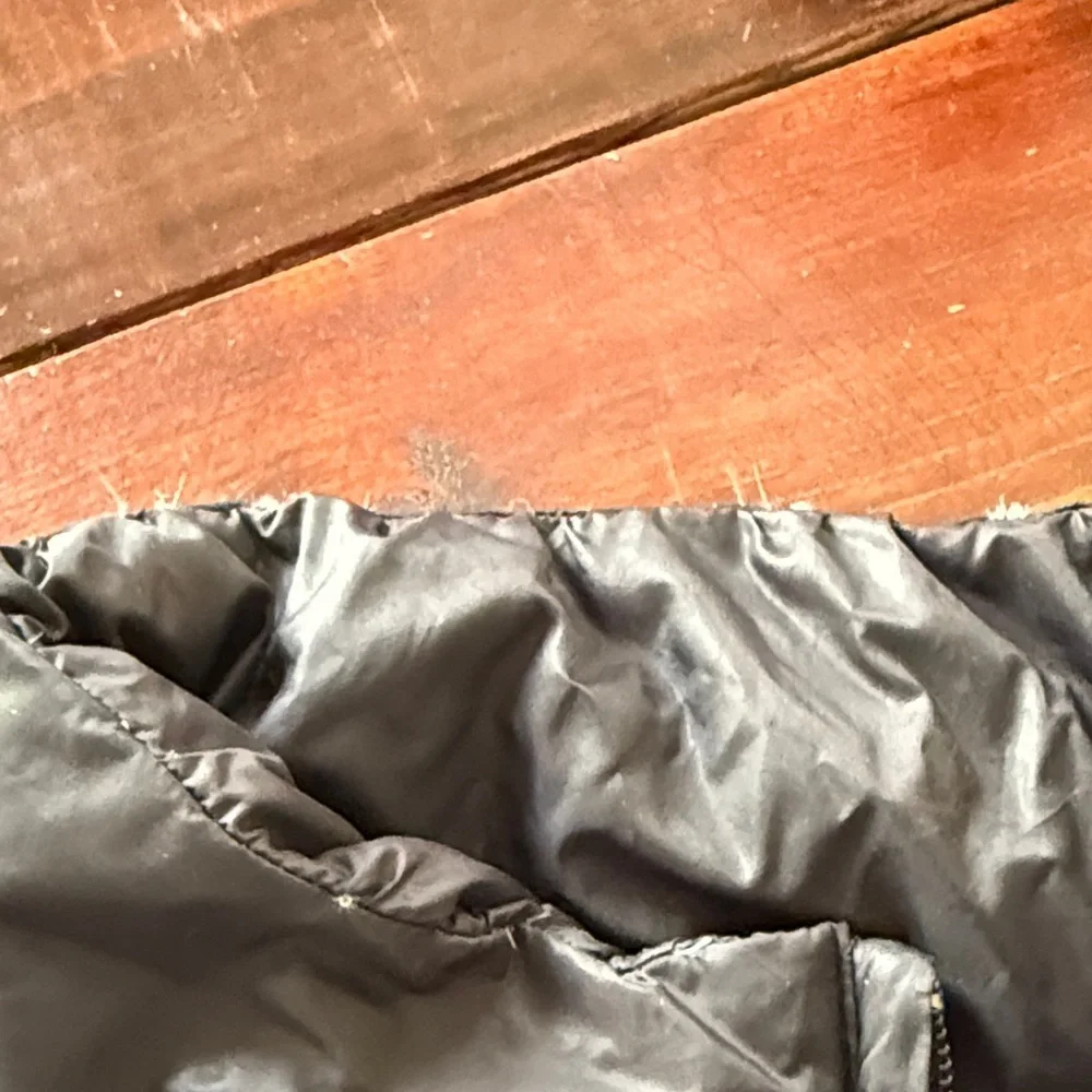 Women's Black Michael Kors Packable Down Quilted Jacket Size Small